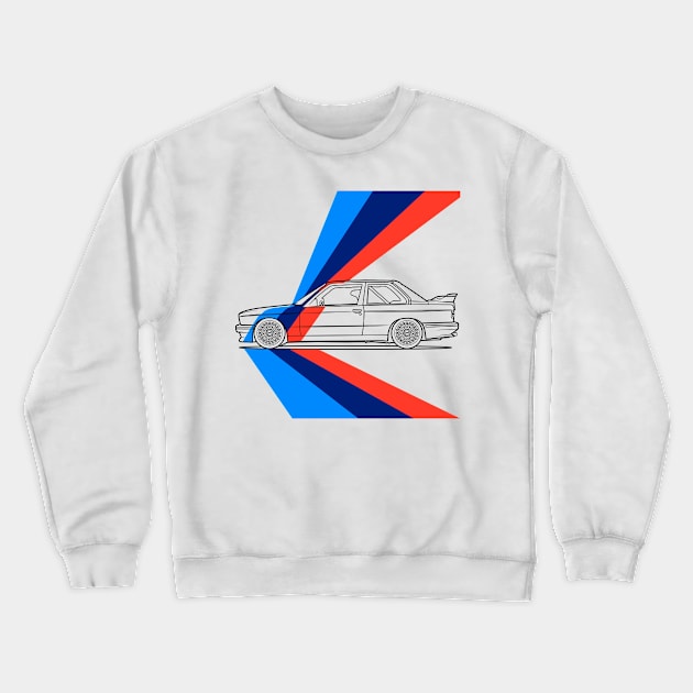 three line racer Crewneck Sweatshirt by icemanmsc